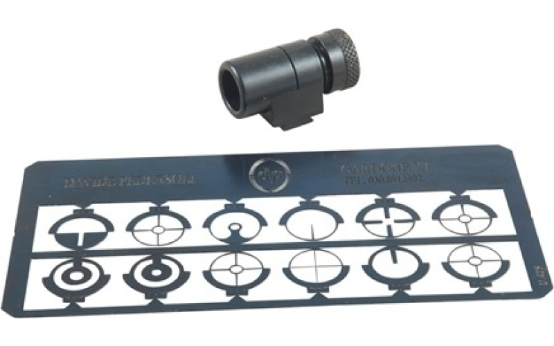 Pedersoli Davide & C. .350'' globe tunnel sight w/ 12 inserts steel black